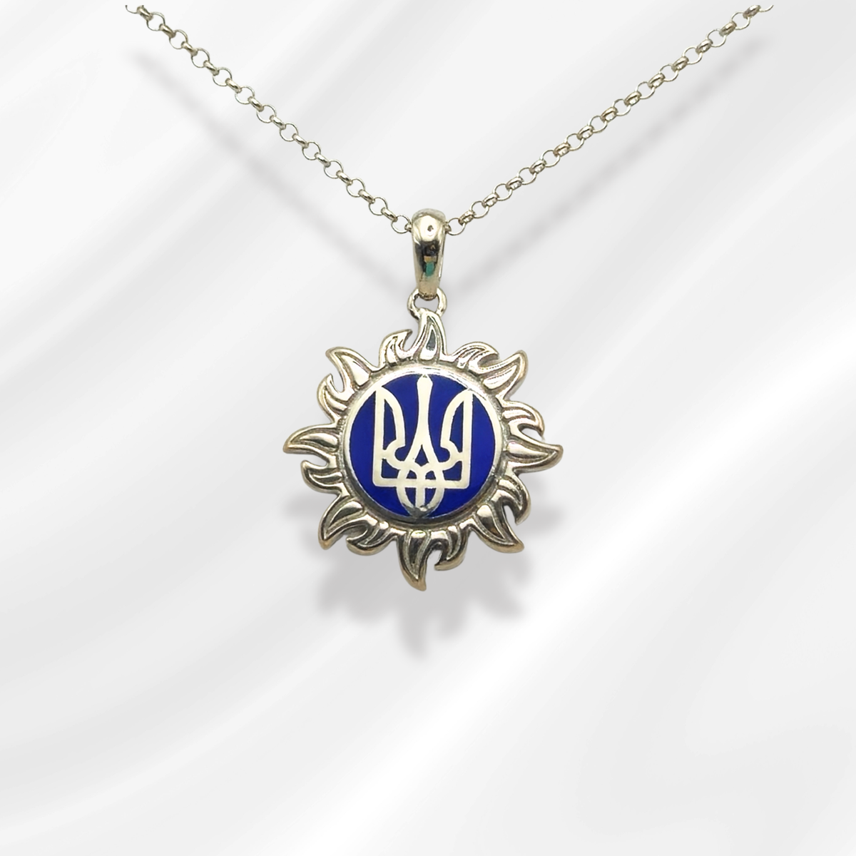 Ukrainian Tryzub Necklace