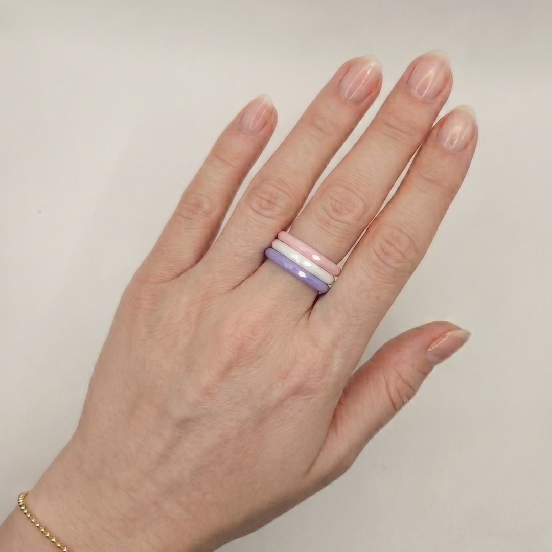 Ceramic Color Stackable Rings