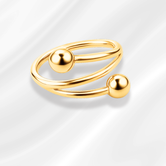 Custom 14K Yellow Gold Fashion Ring