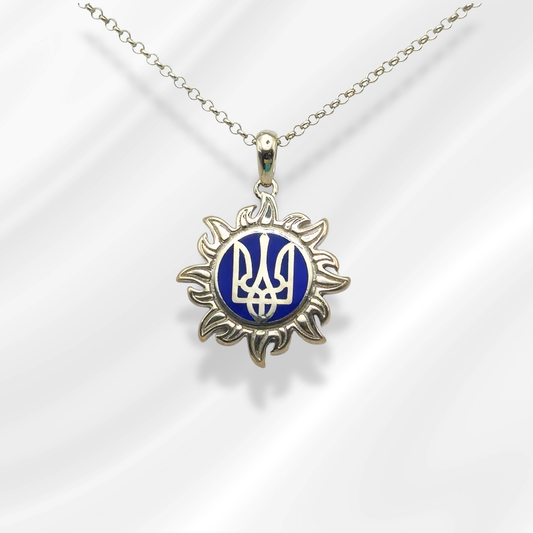 Ukrainian Tryzub Necklace