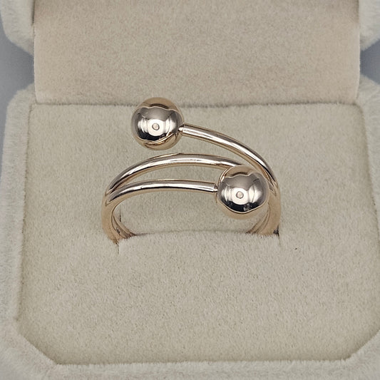 Custom 14K Yellow Gold Fashion Ring