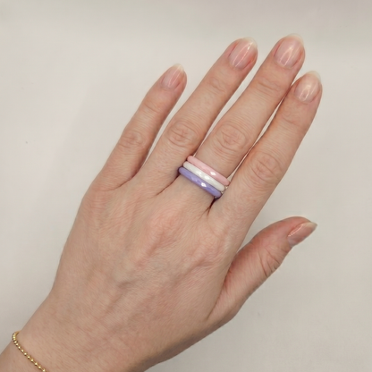 Ceramic Color Stackable Rings