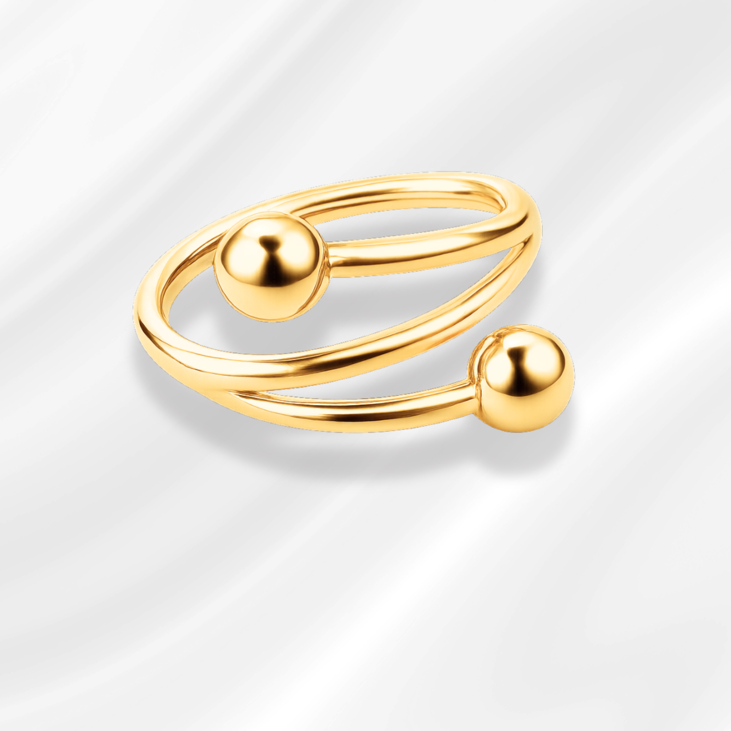 Custom 14K Yellow Gold Fashion Ring